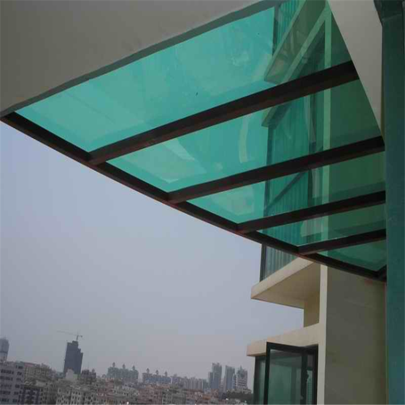 PC實心耐力板屋簷雨棚效果圖