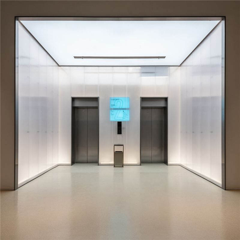 PC插接阳光板隔断立面插接中空阳光板案例 PC插接阳光板隔断立面插接中空阳光板案例